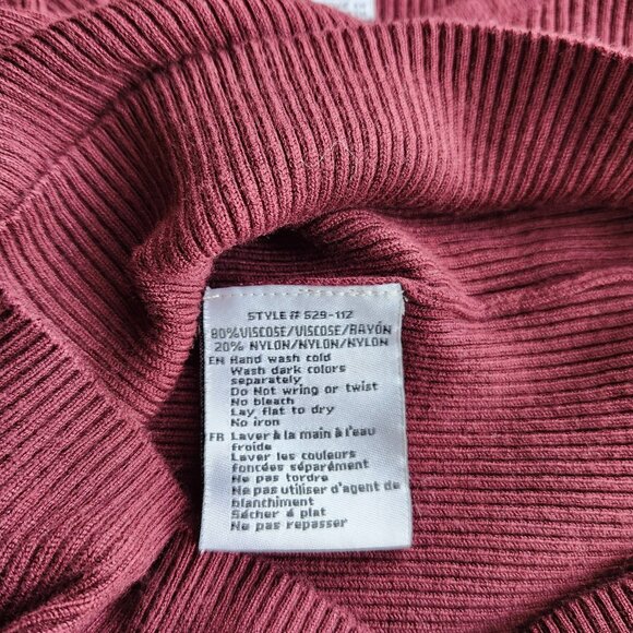 Revamped Burgundy Knit Dress - Picture 4 of 4